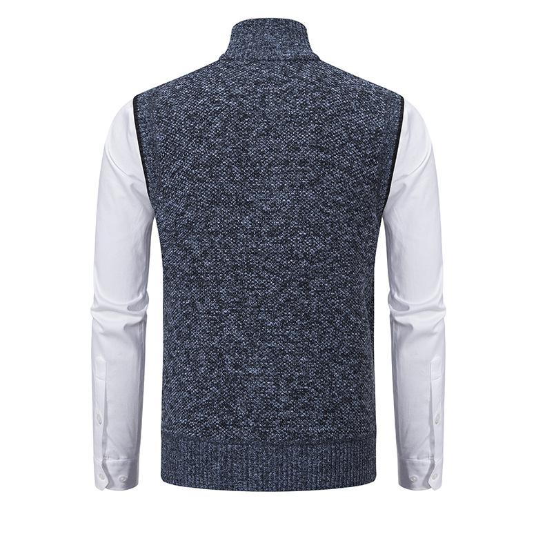 Bastiaan | Stijlvolle ademende herfst bodywarmer voor heren van premium breistof met klassiek ontwerp