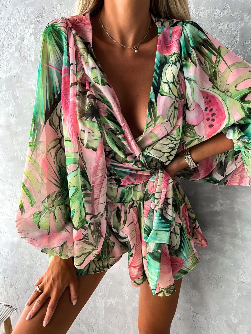 Suze - Zomerse strand playsuit