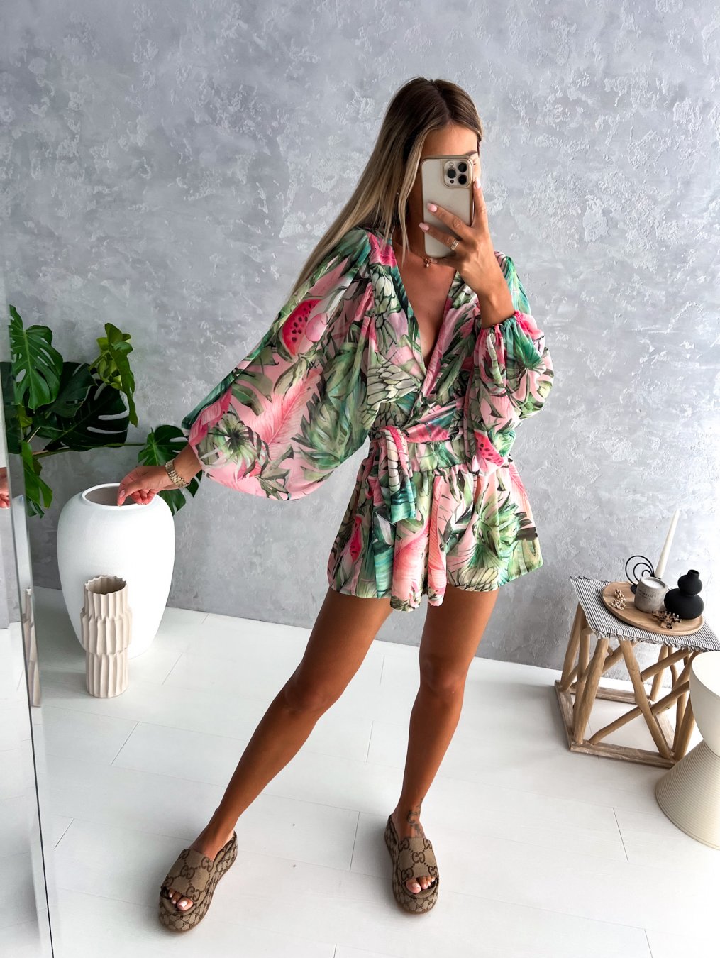 Suze - Zomerse strand playsuit