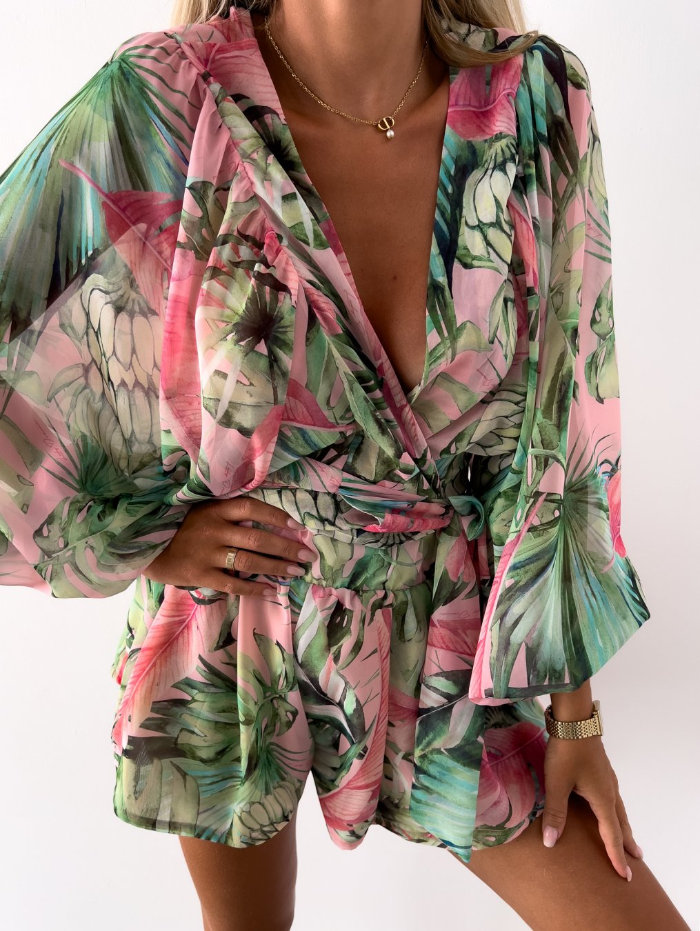 Suze - Zomerse strand playsuit