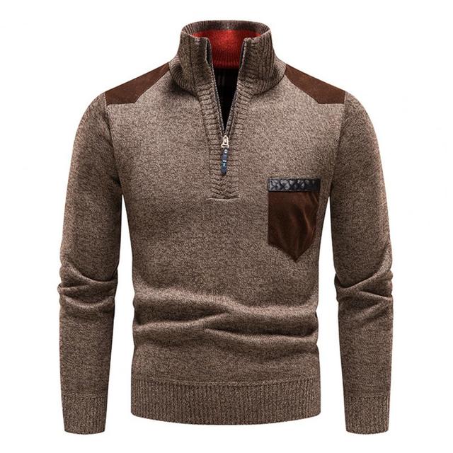 Łukasz | Pullover voor heren warm en zacht in katoenmix met een regular fit