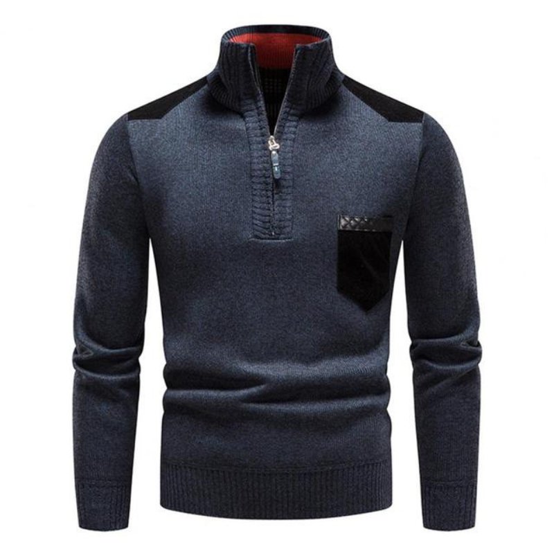 Łukasz | Pullover voor heren warm en zacht in katoenmix met een regular fit