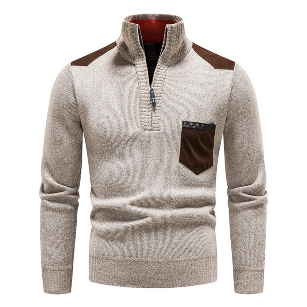 Łukasz | Pullover voor heren warm en zacht in katoenmix met een regular fit