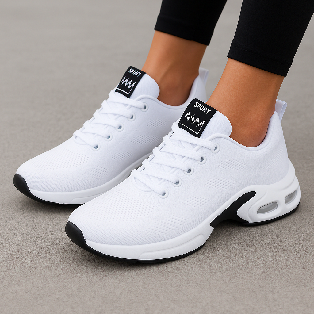 Dames sneakers met ademende mesh – lichtgewicht comfort voor elke dag