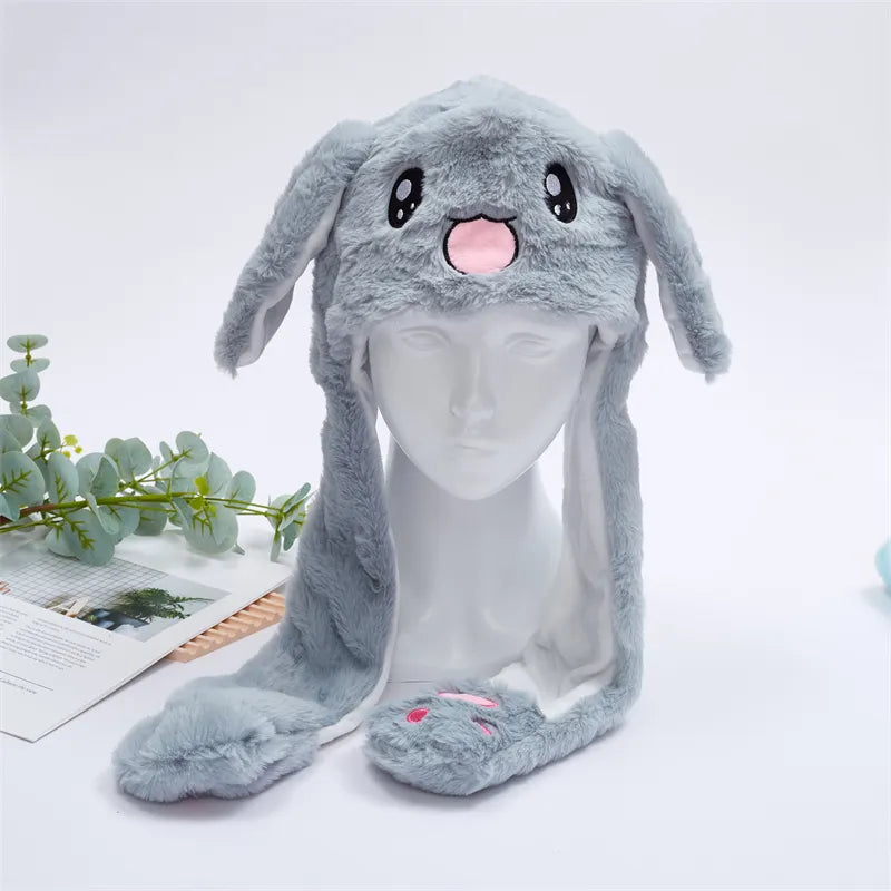 Schattige Muts met Bewegende Oortjes - BunnyBounce Hat voor de Winter