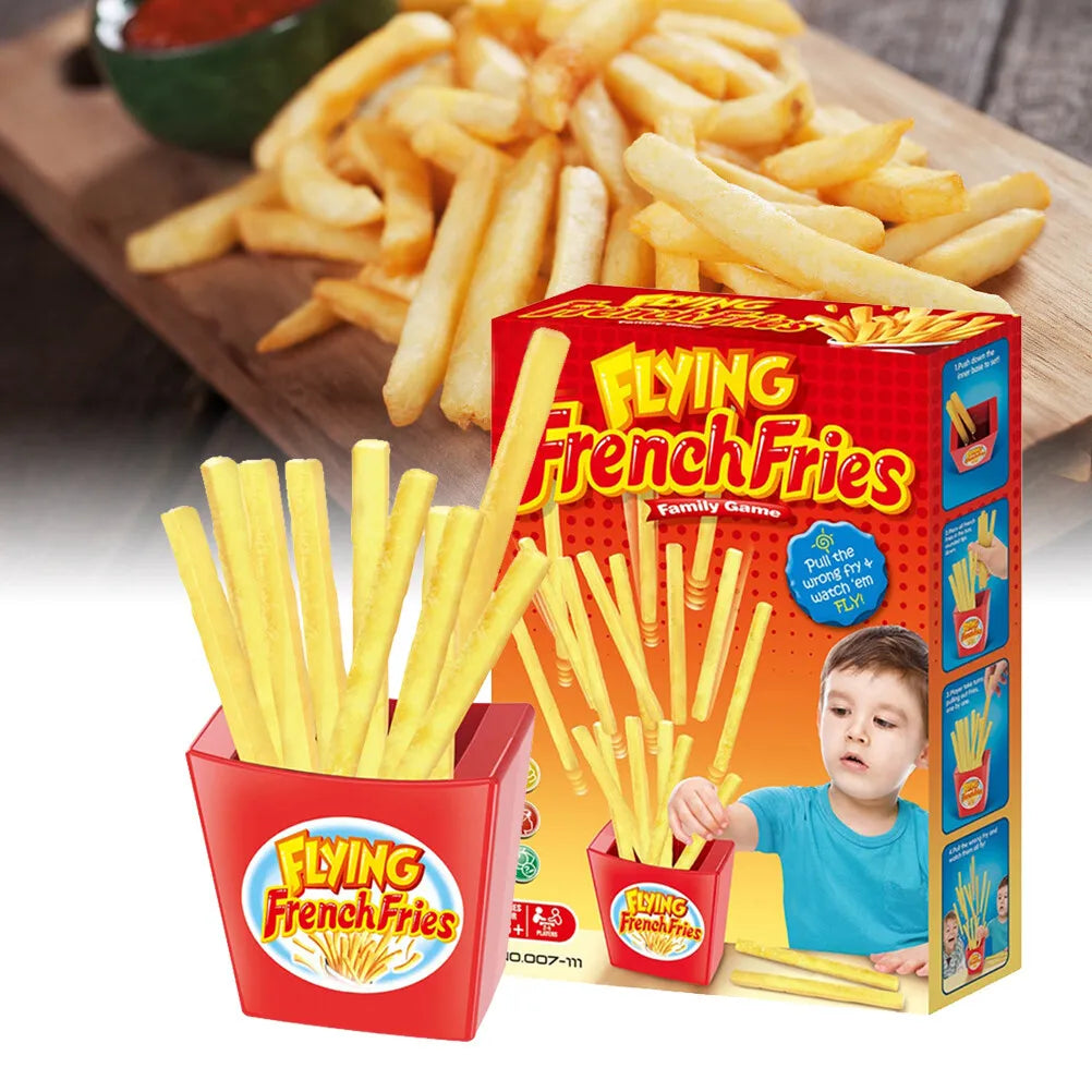 Interactief Spel voor Ouders en Kinderen - Flying Fries voor Plezierige Samenwerking