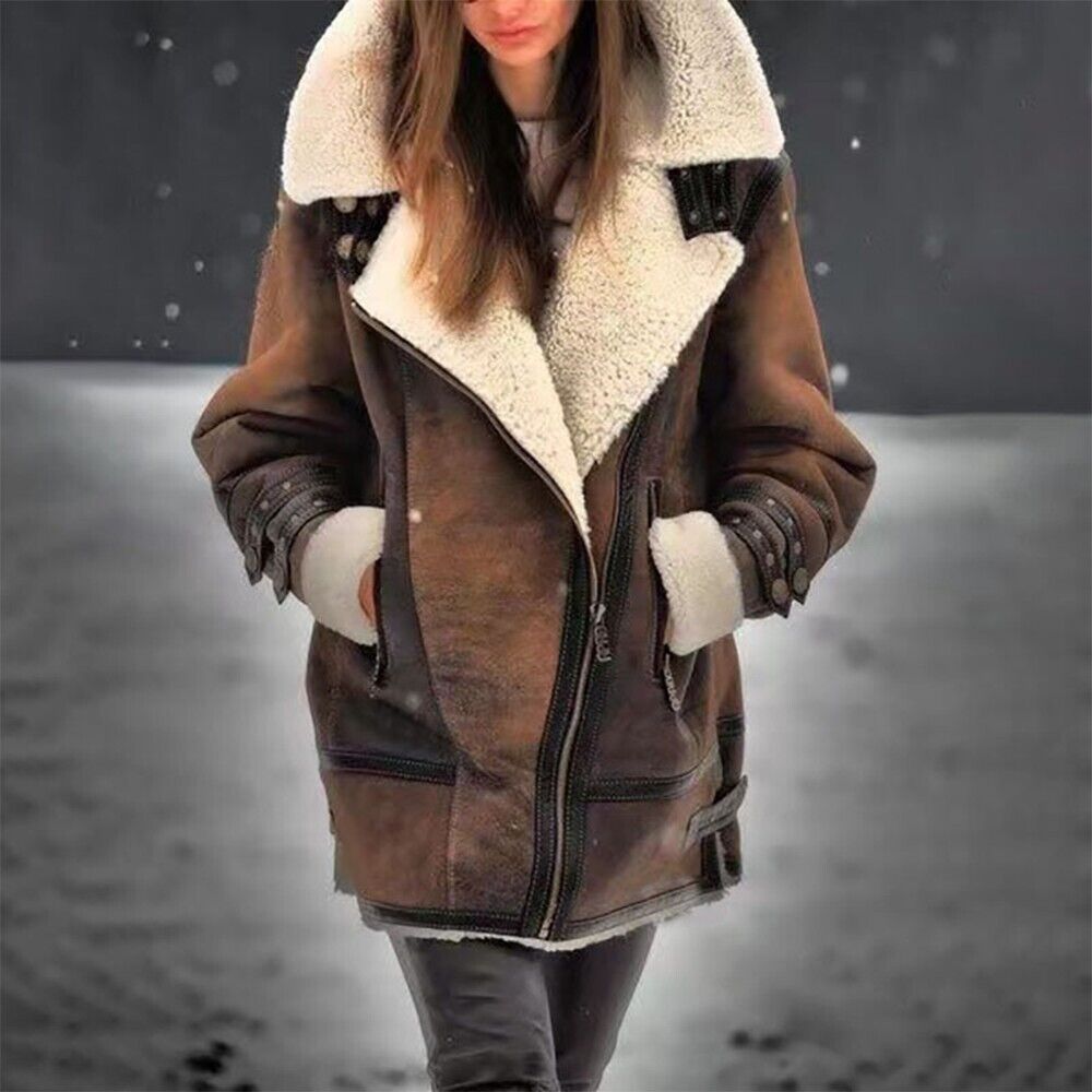 Manon | Shearling winterjas voor dames