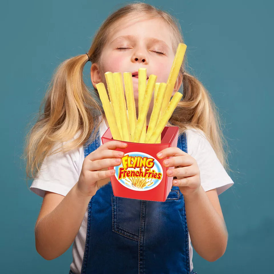 Interactief Spel voor Ouders en Kinderen - Flying Fries voor Plezierige Samenwerking