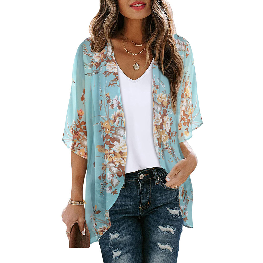 SandRoze- Kimono met bloemen