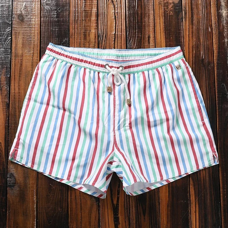 Gestreepte heren zwembroek – Trendy design en comfort voor strand en zwembad