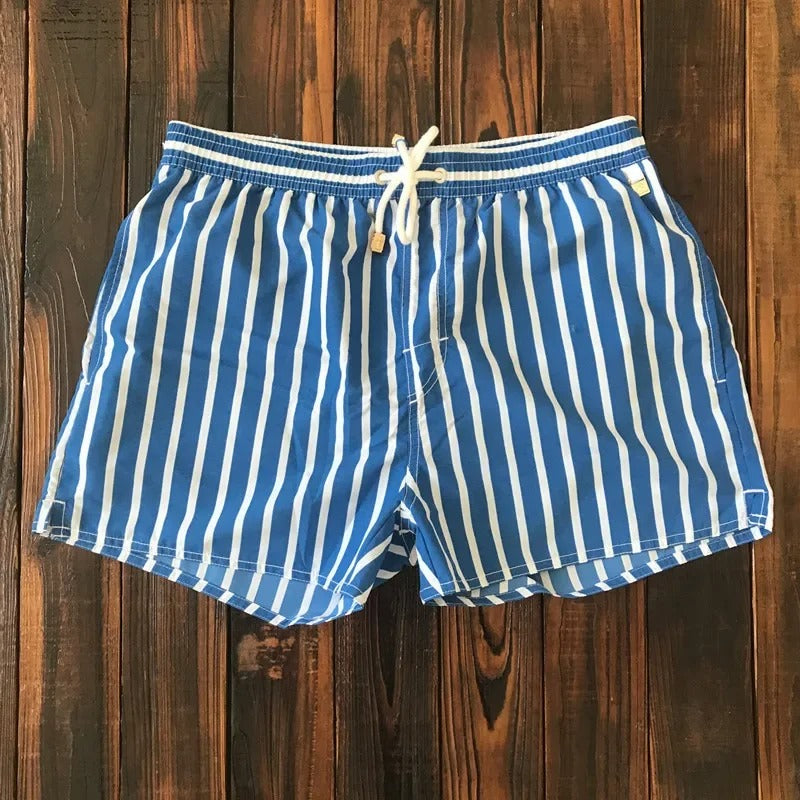 Gestreepte heren zwembroek – Trendy design en comfort voor strand en zwembad
