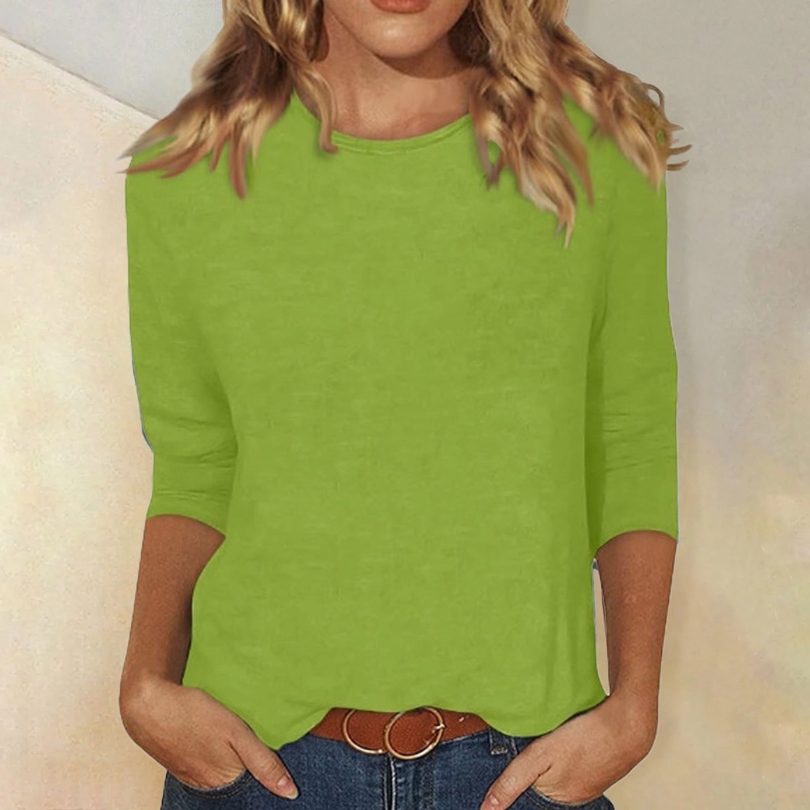 Camille | Zachte ademende katoenmix herfst blouse voor dames met relaxed silhouet