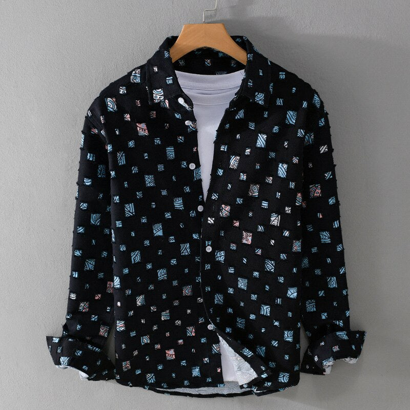LUCIANNO Denim Overhemd