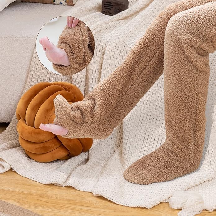 Fuzzy Bear Sokken
