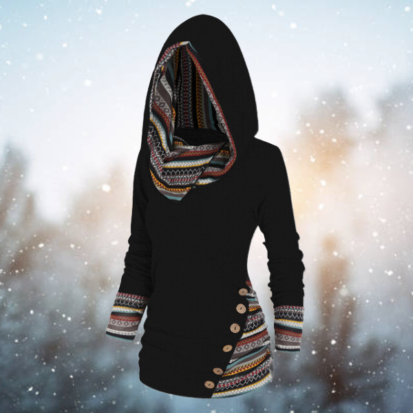 Ella casual tribal-hoodie